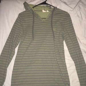 Vans Long-Sleeved Striped Hoodie
